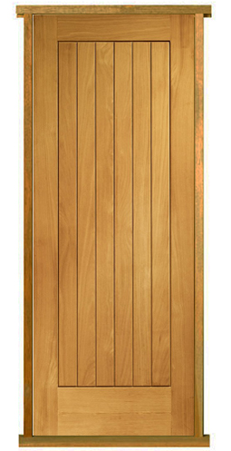 Suffolk Prehung Solid Oak External Door